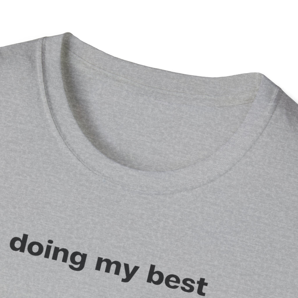 doing my best