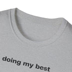 doing my best