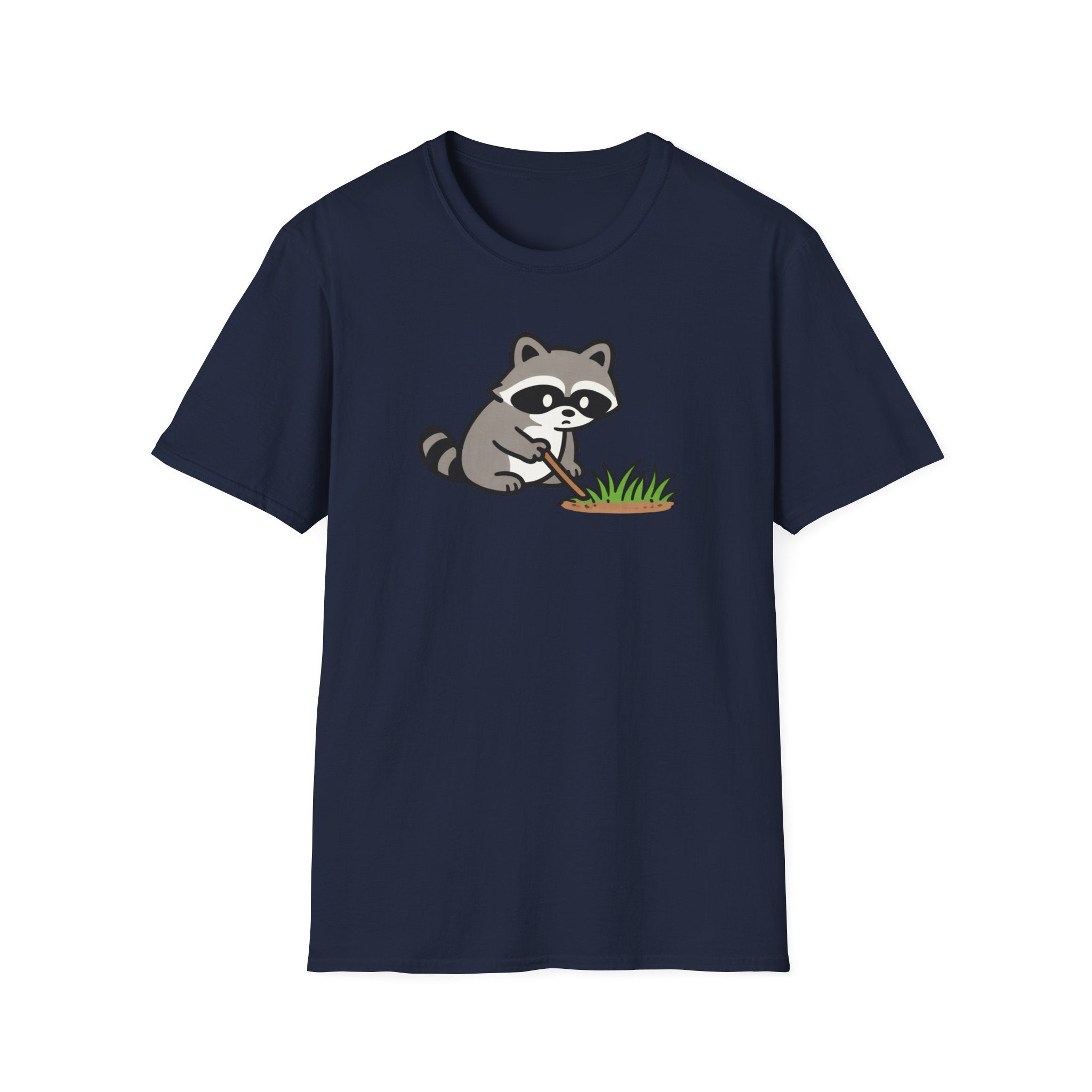 Raccoon Touching Grass