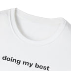 doing my best