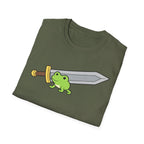 Frog Holding Sword