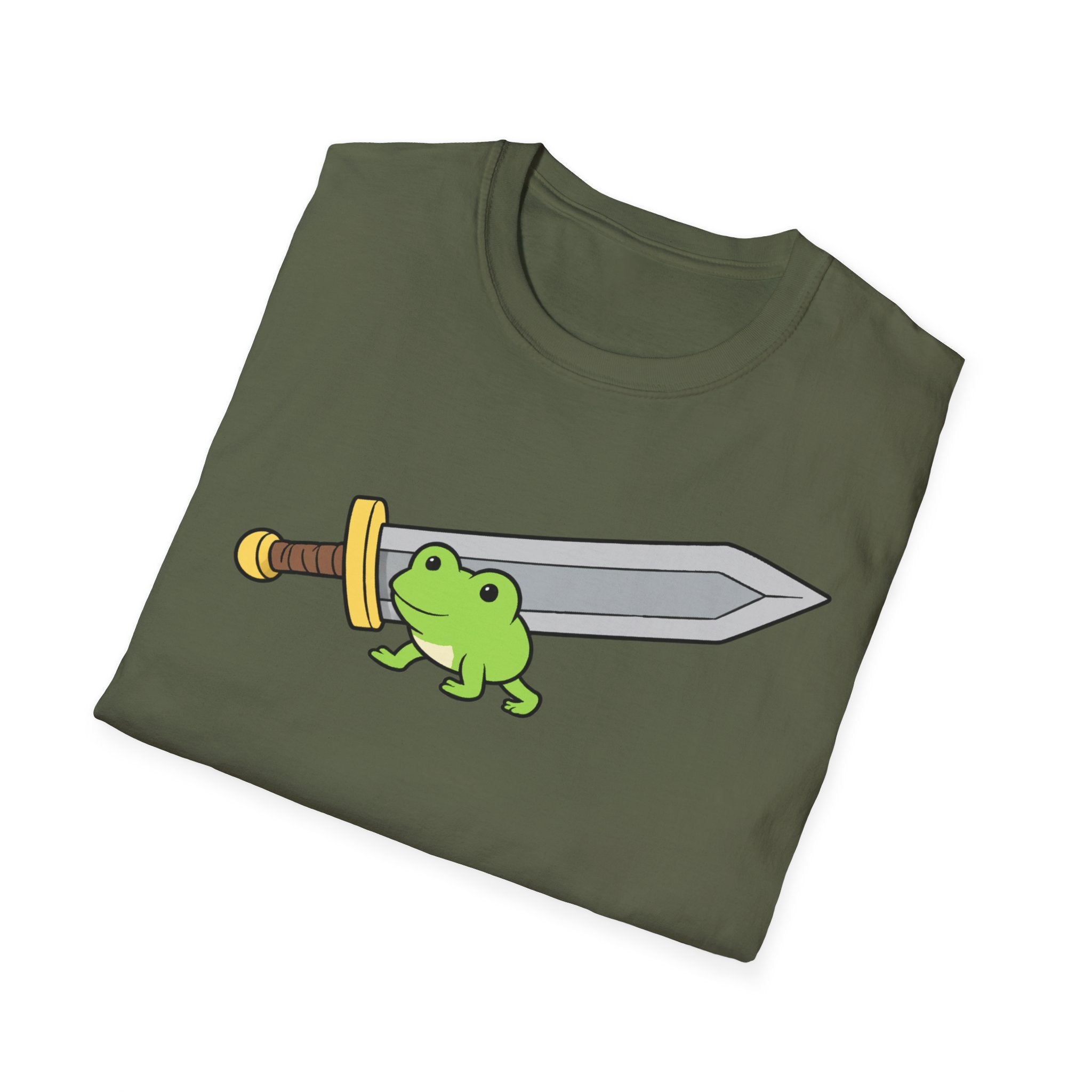 Frog Holding Sword