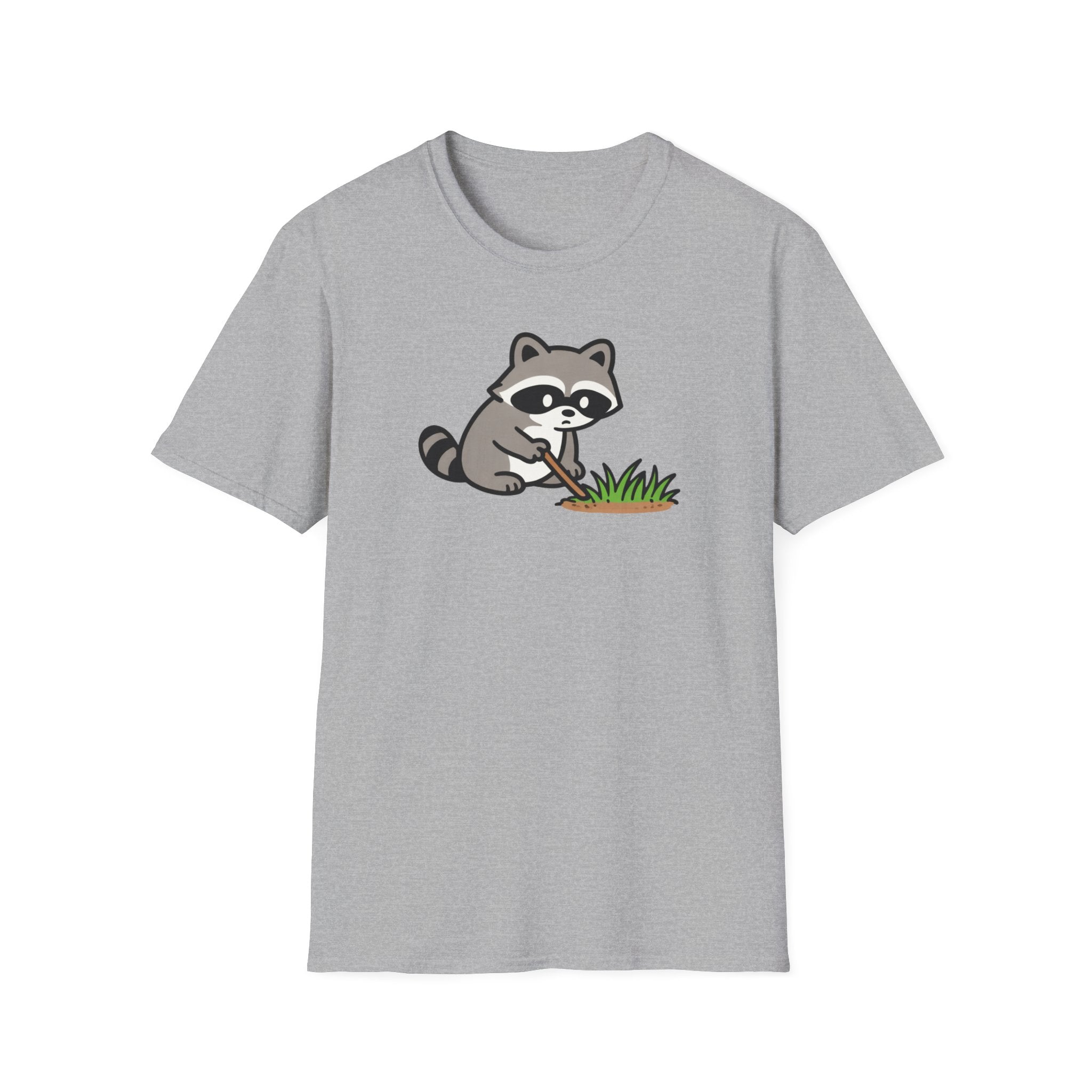 Raccoon Touching Grass