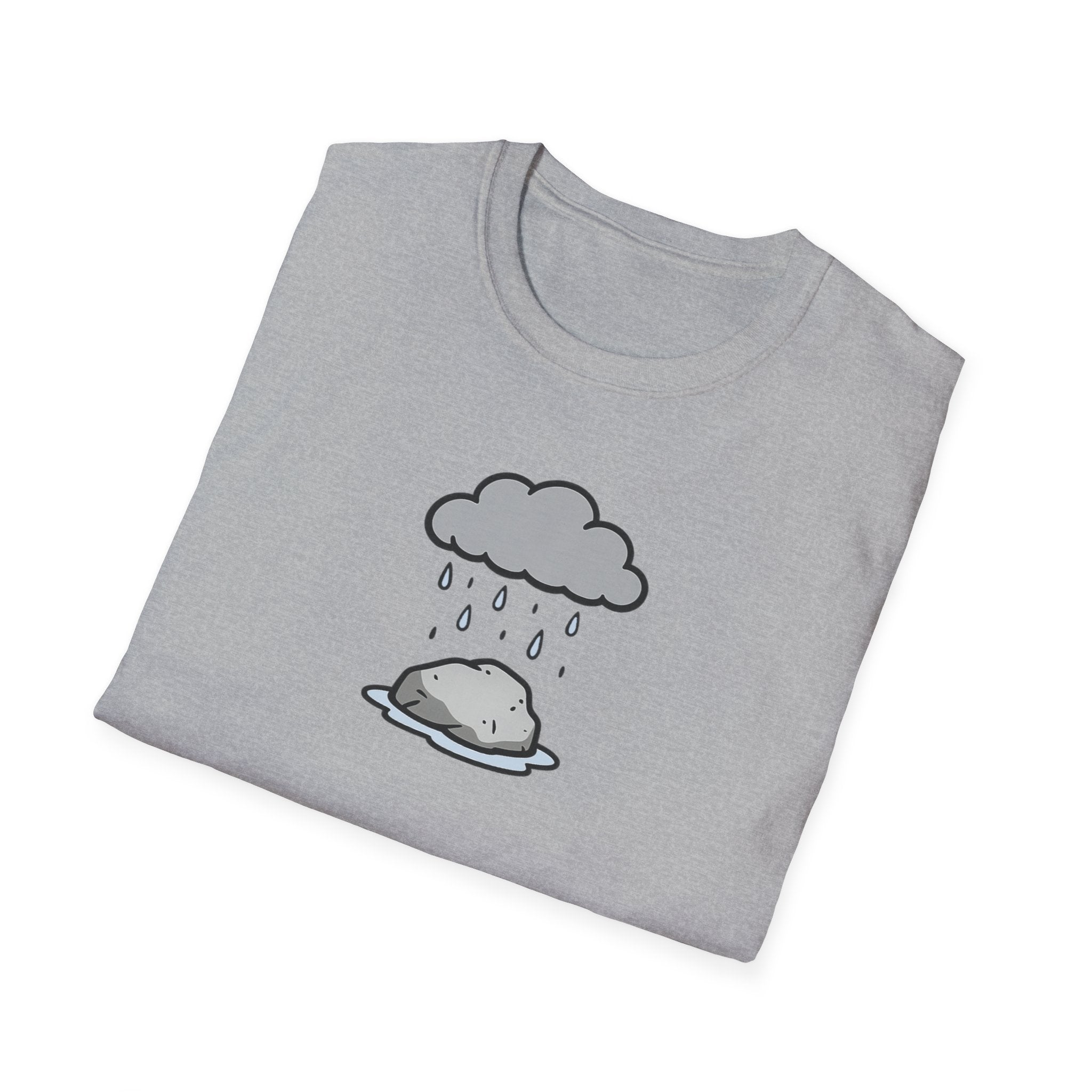 Raining on a rock