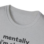mentally I'm already in bed