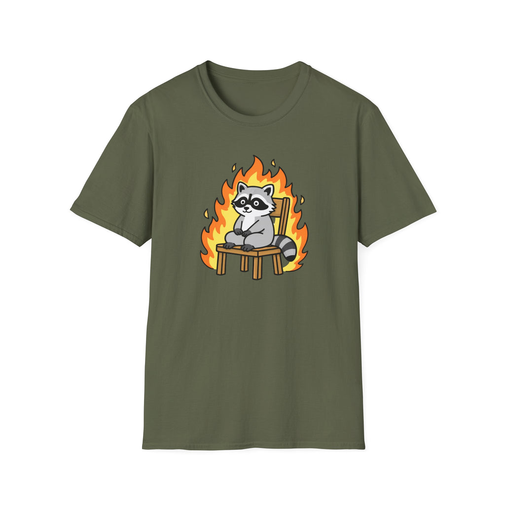 Raccoon On Fire