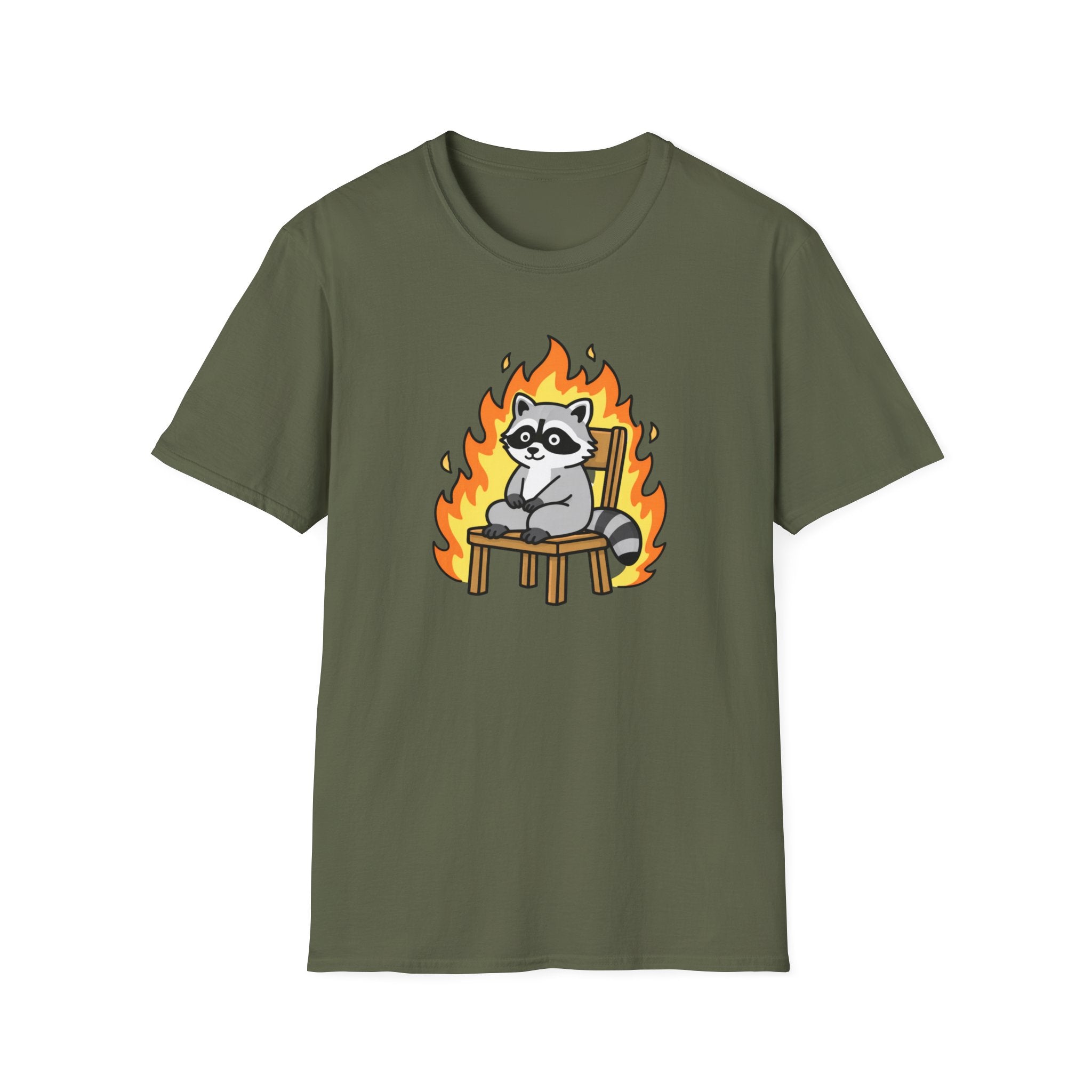 Raccoon On Fire