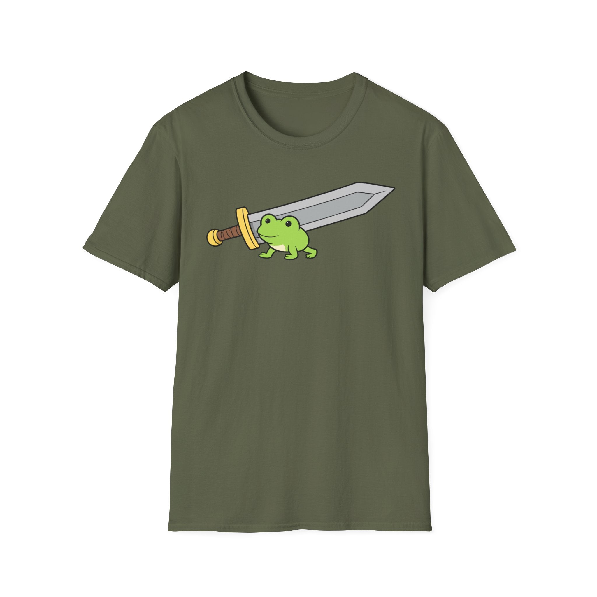 Frog Holding Sword