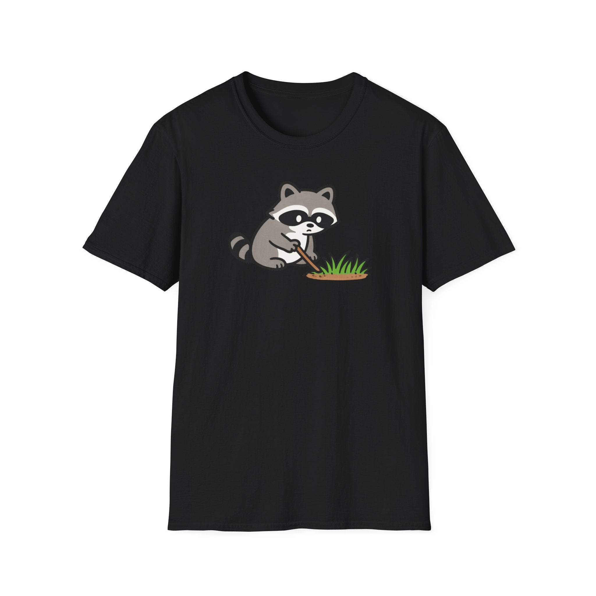 Raccoon Touching Grass