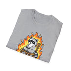Raccoon On Fire