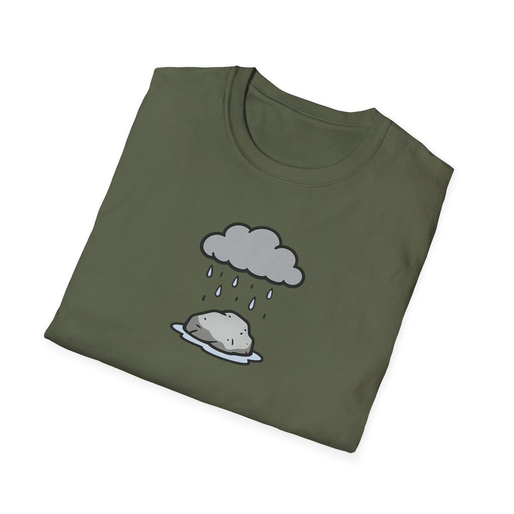 Raining on a rock