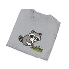 Raccoon Touching Grass