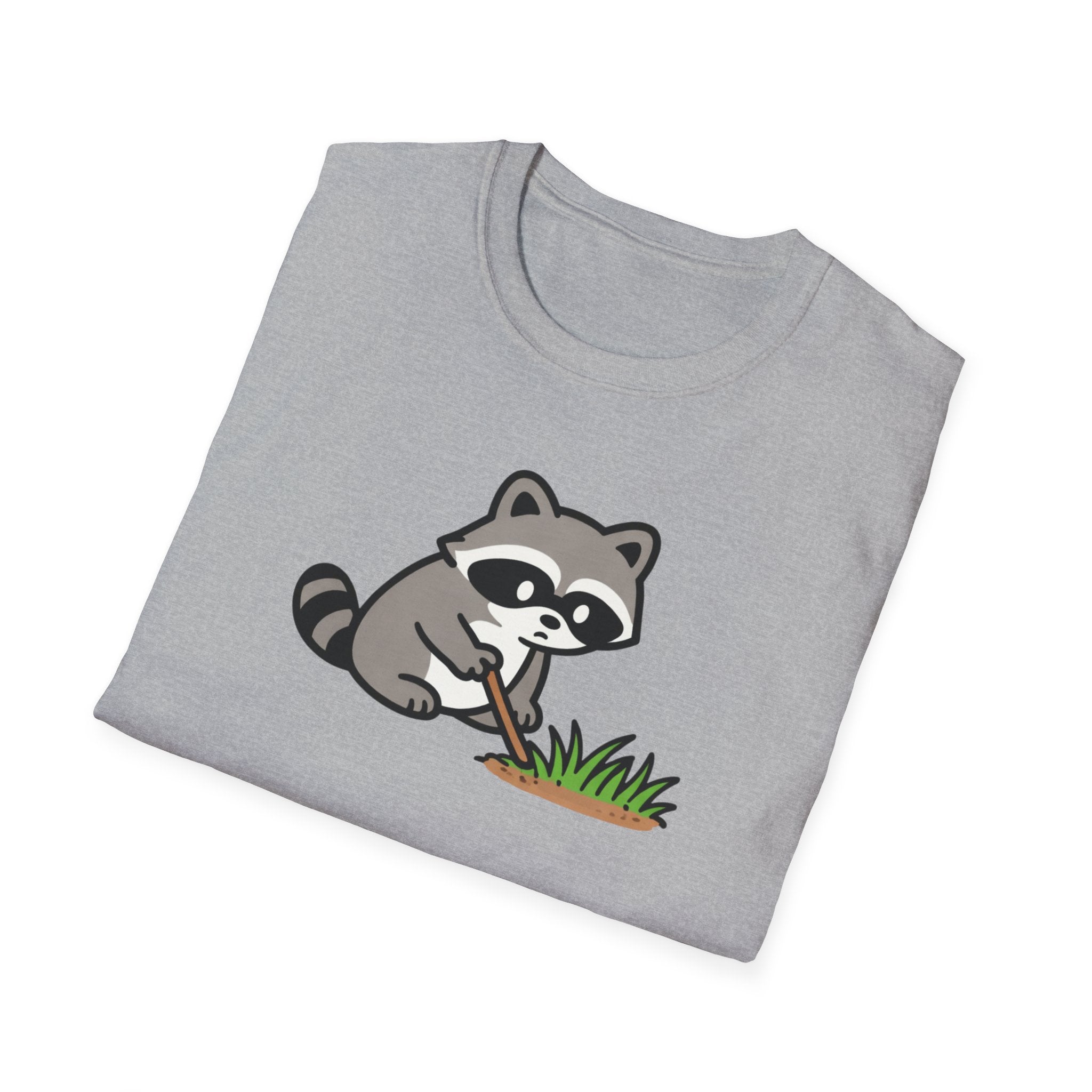 Raccoon Touching Grass