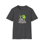 Frog Pulling Sword From A Stone