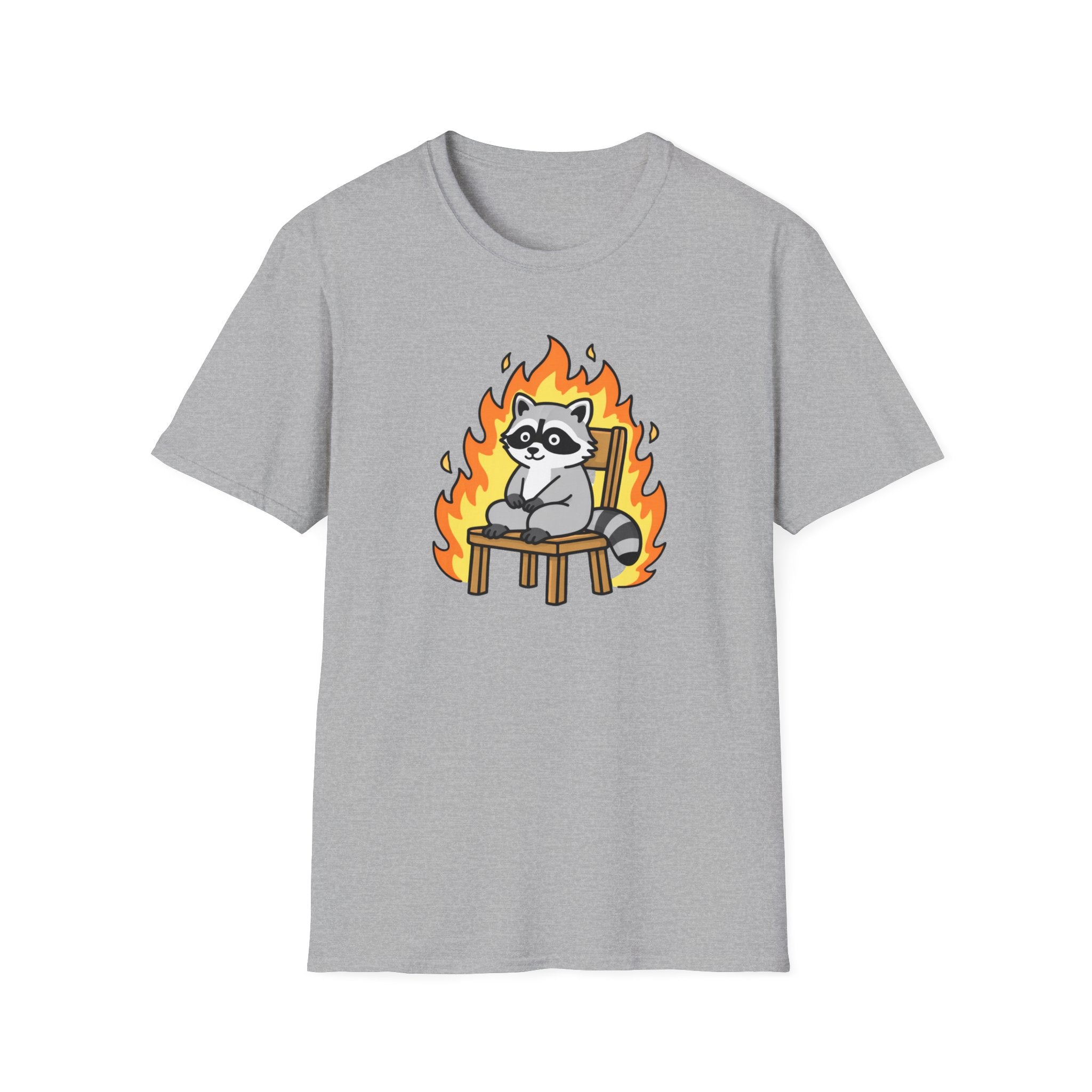 Raccoon On Fire