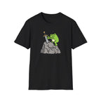 Frog Pulling Sword From A Stone