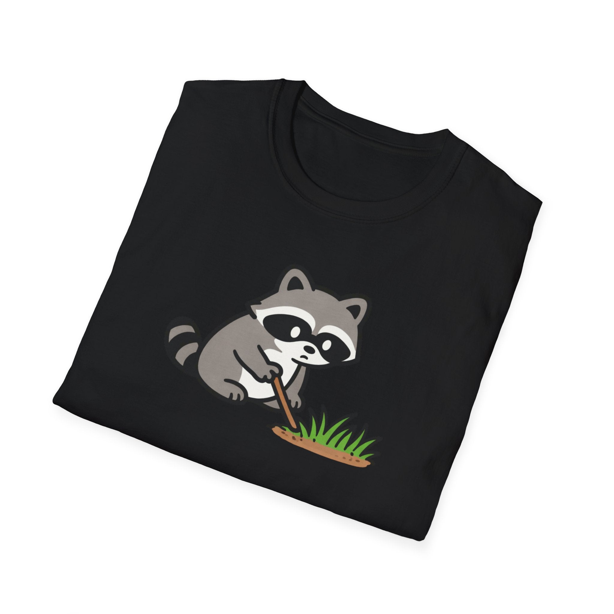 Raccoon Touching Grass