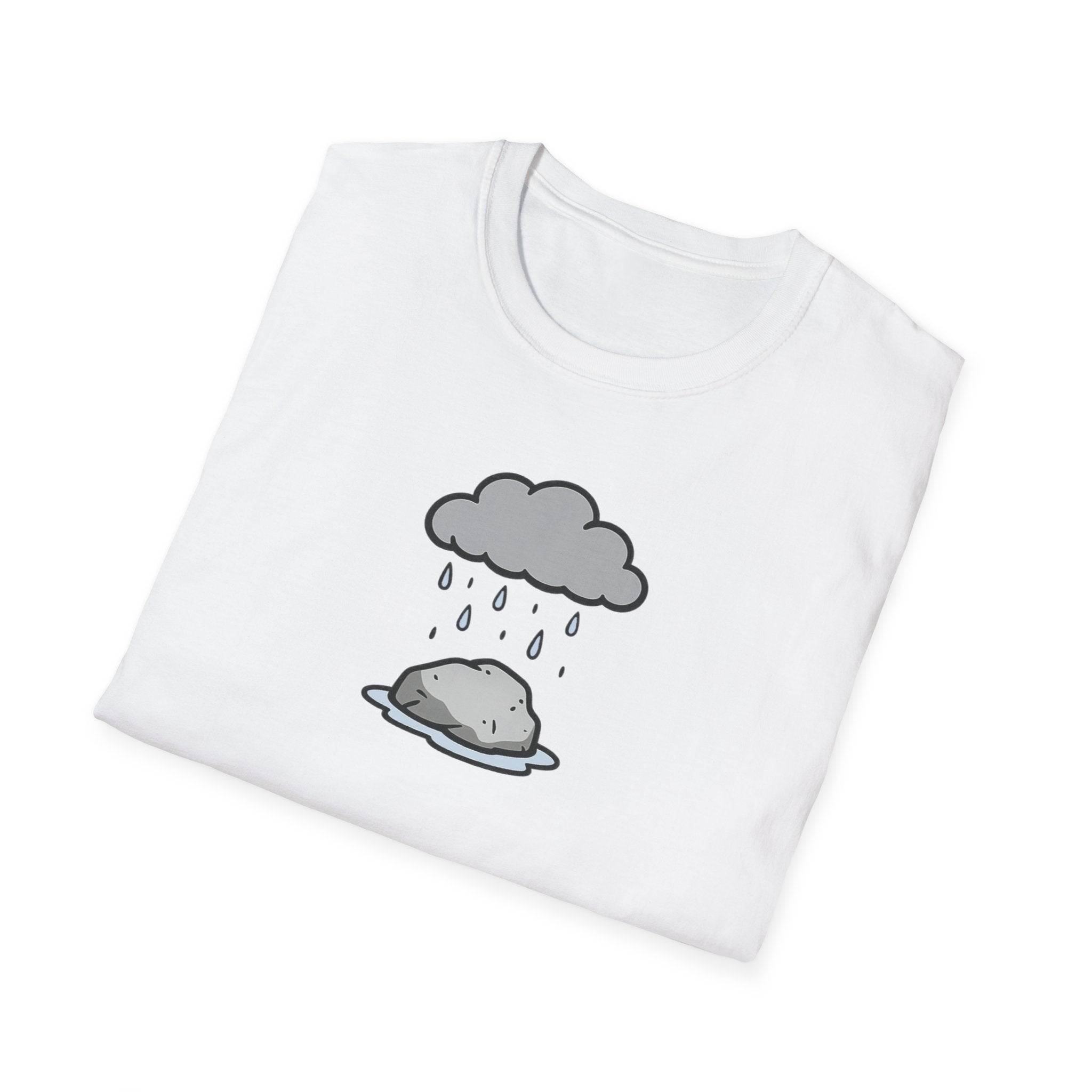 Raining on a rock
