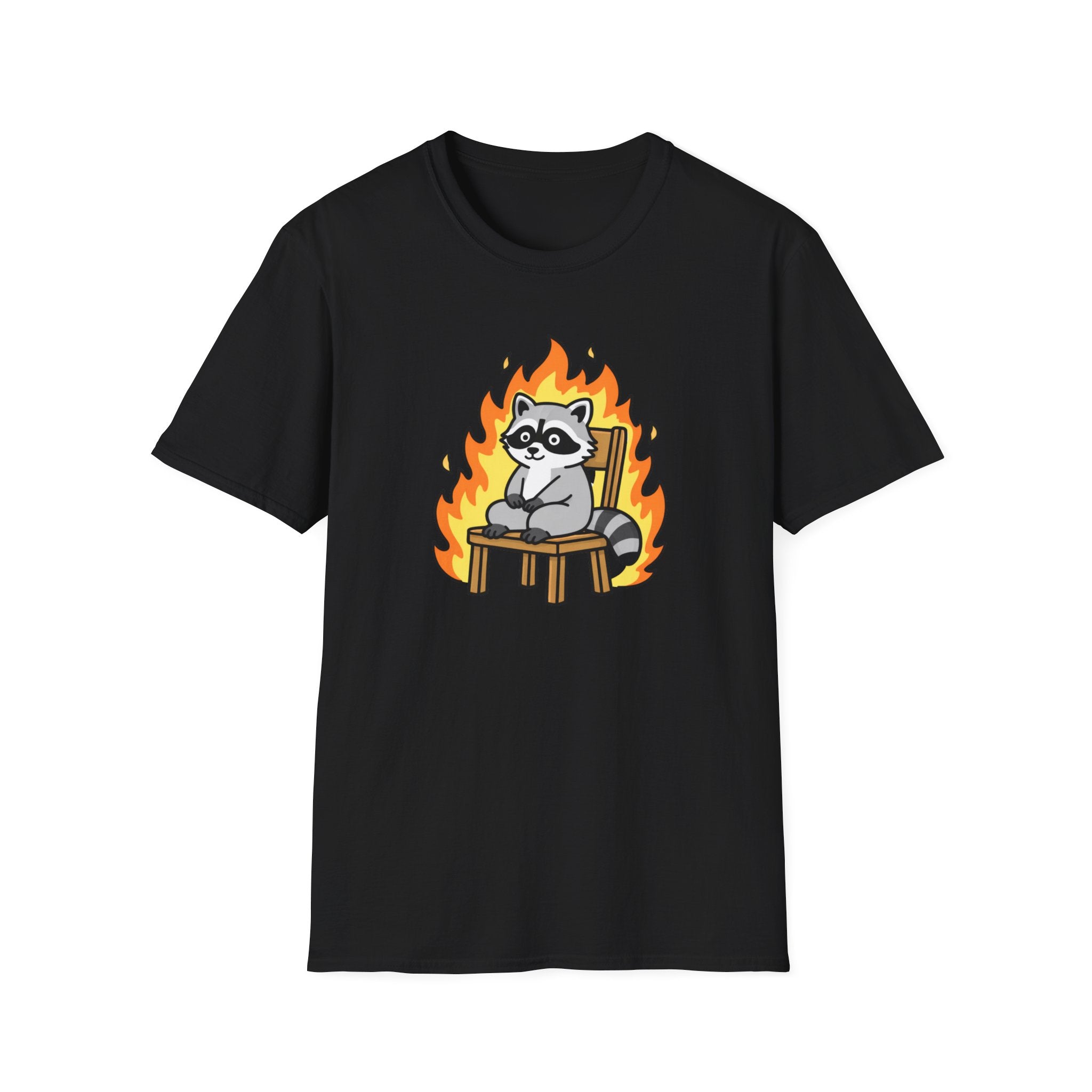 Raccoon On Fire