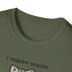 i require snacks